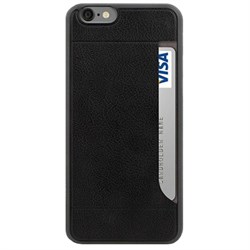 Чехол-накладка Ozaki + Pocket для iPhone 6/6s plus с дополнительным отделением Цвет: Чёрный (OC597BK) - фото 20644