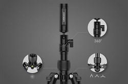 Трипод-штатив Momax Tripod PRO 6 130 см, цвет "золотой" (TRS6) - фото 21218