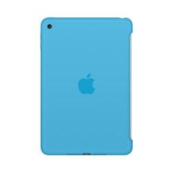 Чехол-накладка Apple Silicone Case для iPad mini 4, цвет "голубой" (MLD32ZM/A) - фото 21669