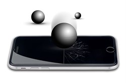 Защитное стекло Rock Tempered Glass Screen Protector 2.5D для iPhone 6/6s (Стандарт 0.3 мм) - фото 22239