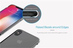 Чехол-накладка Just Mobile TENC для iPhone X (цвет прозрачно-черный) - фото 23181