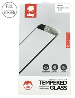 Защитное стекло Ainy Full Screen Cover 0.2 мм для iPhone 7 Plus (Без скругления, цвет "белый") - фото 23307