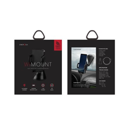 Автомобильный держатель с функцией беспроводного зарядного устройства EnergEA WiMount Fast Wireless, цвет "черный" (WIMOUNT-FC) - фото 23339