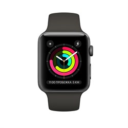Apple Watch Series 3 42mm "Space Gray" - фото 24419