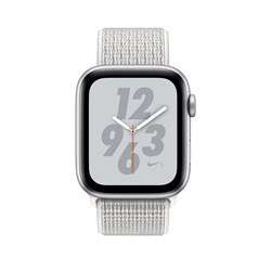 Apple Watch Series 4 Nike+ 40mm "Белый" (с белым нейлоновым ремешком) - копия - фото 24548