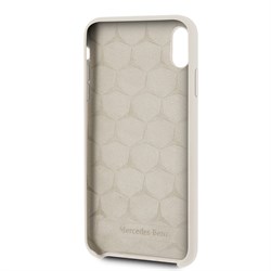 Чехол-Накладка Mercedes iPhone XS Max Silicone line Hard, "Beige" (MEHCI65SILBE) - фото 25186
