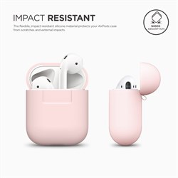 Чехол Elago для AirPods Silicone case (Розовый) (EAPSC-PK) - фото 25444