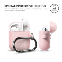Чехол Elago для AirPods Hang case (Розовый) (EAPSC-HANG-PK) - фото 25485