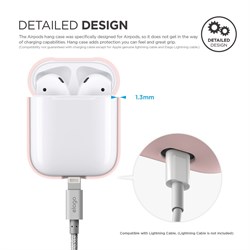 Чехол Elago для AirPods Hang case (Розовый) (EAPSC-HANG-PK) - фото 25488