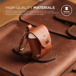 Чехол Elago для AirPods Genuine leather case (Коричневый) (EAPLE-BR) - фото 25516