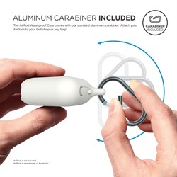 Чехол Elago для AirPods Waterproof hand case (Цвет: Белый) (EAPWF-WH) - фото 25555