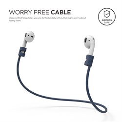 Шнурок Elago для AirPods Strap (Синий) (ESTR-AP-JIN) - фото 25601