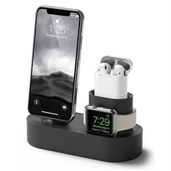 Док-станция Elago для AirPods 3-in-1 Charging hub (Чёрный) (EST-TRIO-BK) - фото 25628