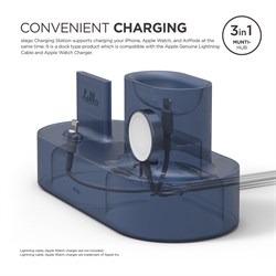 Док-станция Elago для AirPods 3-in-1 Charging hub (Синий) (EST-TRIO-JIN) - фото 25641