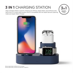 Док-станция Elago для AirPods 3-in-1 Charging hub (Синий) (EST-TRIO-JIN) - фото 25642