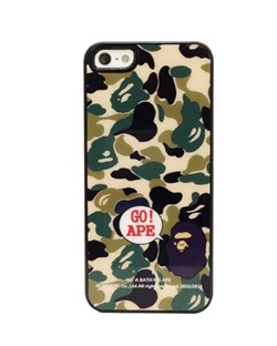 Чехол A Bathing Ape Go Ape Green Camo для iPhone 5/5s