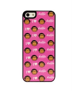 Чехол A Bathing Ape Love Kobbe Pink для iPhone 5/5s