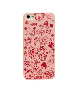 Чехол Fashion Little Witch Series Pink для iPhone 5/5s