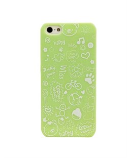 Чехол Fashion Little Witch Series Green для iPhone 5/5s
