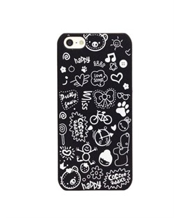 Чехол Fashion Little Witch Series Black для iPhone 5/5s