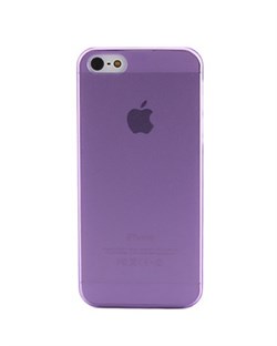Чехол Разноцветный Прозрачный Матовый Ультратонкий для iPhone 5, Твердый
