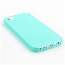 Чехол Разноцветный Прозрачный Матовый Ультратонкий для iPhone 5, Мягкий