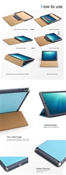 Чехол книжка Gissar Cover Case Black для iPad Mini