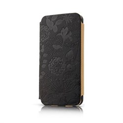 Чехол-книжка Gissar Flora Black для iPhone 5/5s