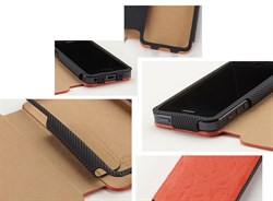 Чехол-книжка Gissar Flora Orange для iPhone 5