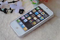 Пластиковый чехол со стразами Butterflys White для iPhone 5