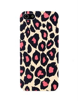 Чехол накладка Leopard Case Pink для iPhone 5/5s