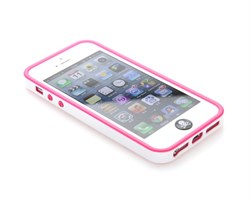 Бампер сборный двойной White/Pink для iPhone 5