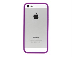 Бампер сборный двойной White/Purple для iPhone 5