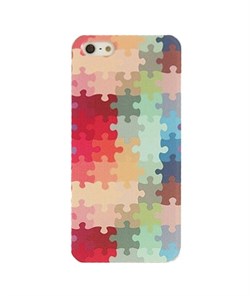 Пластиковый чехол Color Puzzle для iPhone 5/5s