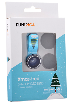 Универсальный объектив Funipica 3 в 1: Fisheye, Wide, Macro - фото 5473