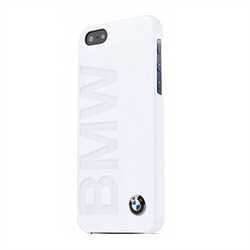 Чехол-накладка BMW для iPhone SE/5/5S Logo Signature Hard White