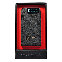 Чехол-флип для iPhone SE/5/5S Guess 4G - фото 5993