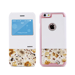 Чехол-книжка Remax Aimer Series Flowers Design для iPhone 6/6s Plus+ - фото 6979