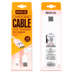 Кабель для iPhone/iPad HOCO Apple Two Side Jelly Cable 120см - фото 7154