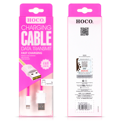 Кабель для iPhone/iPad HOCO Apple Two Side Jelly Cable 120см - фото 7155