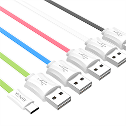 Кабель для iPhone/iPad HOCO Apple Two Side Jelly Cable 120см - фото 7159