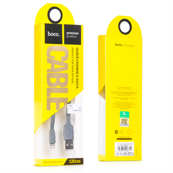 Кабель для iPhone/iPad HOCO Two Color Flat Charging Cable - фото 7169