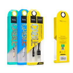 Кабель для iPhone/iPad HOCO Leather Lightning Charging Cable, кожаный 100см - фото 7174