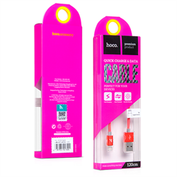 Кабель для iPhone/iPad HOCO Apple Two Metall Carbon Cable 120см - фото 7212