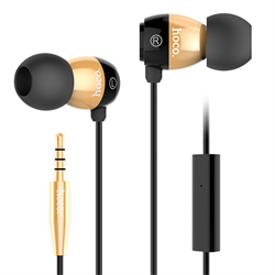 Наушники-вкладыши HOCO Wire Headphone, гарнитура + управление - фото 8073
