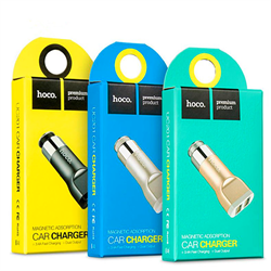 Автомобильный адаптер питания HOCO UC201  3.4А  2USB  - фото 8262