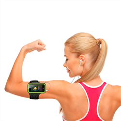 Спортивный чехол Ozaki O!Ffitness Armband на руку для iPhone SE/5/5S/5C/6из нейлона - фото 8341