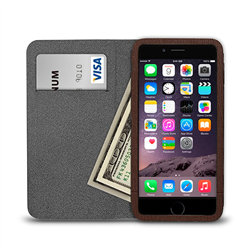 Чехол-книжка Ozaki O!coat Aim с отделением для кредитки или пропуска для iPhone 6/6s Plus - фото 8609