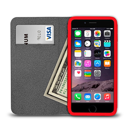 Чехол-книжка Ozaki O!coat Aim с отделением для кредитки или пропуска для iPhone 6/6s Plus - фото 8615