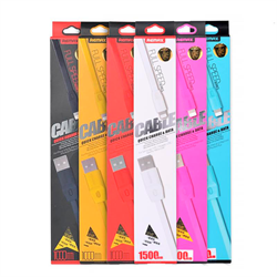 Кабель REMAX Lightning-USB Full speed Cables Series для iPhone/ iPad 150cм прорезиненный - фото 8972